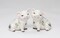 Ceramic Victorian Pig With Blue Rose Pattern Salt And Pepper Shakers, Farm Country House Decor, Gift for Mom